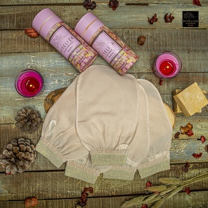 Cho đối với sinh thái chứng nhận long lanh vàng miếng bọt biển tắm vẻ đẹp cửa hàng túi găng tay ánh sáng tẩy tế bào chết chà Mitt cơ thể Hộp quà tặng - Product Image 2