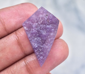 Lepidolite cabujón Druzy venta al por mayor Semi preciosas Lepidolite Druzy joyería - Product Image 5
