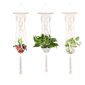 DIY Home Wall Art Garden Simple Hanging Planter Hanging Plant Holder Macrame - Product Image 2