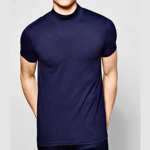 Impresión personalizada Tri mezcla T camisa 50% Algodón, 25% poliéster, 25% rayón camisetas venta al por mayor del OEM - Product Image 2