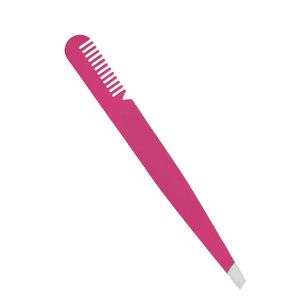 Pincettes à sourcils en acier inoxydable rose, vente en gros, outils de beauté, peigne à sourcils, outils cosmétiques de beauté - Product Image 2