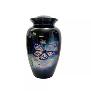 Imagen clásica de animales para adultos, urnas de cremación de cenizas funerarias de Metal sólido, latón/aluminio, estilo americano/europeo - Product Image 4