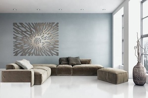 ศิลปะตกแต่งผนังทำจากอลูมิเนียมสำหรับตกแต่งในห้องนอนห้องนั่งเล่น2023โลหะแขวนโลหะหรูหราทันสมัย - Product Image 2