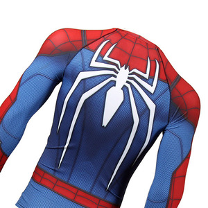 Spider-men Sublimated Men's Sports <b>Compression</b> <b>Shirts</b> Rash Guards-Eco-Friendly Anti-Bacterial Breathable & Quick Dry Sleeveless - Product Image 3