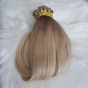 Vente chaude russie naturel couleur droite cuticule aligné vierge Remy Extension de cheveux humains donneur unique qualité de luxe - Product Image 1