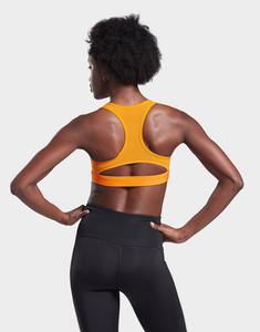 Soutien-gorge de sport pour femme, couleur jaune Alpha skin, logo personnalisé de haute qualité OEM, nouvelle collection Don't Rest. - Product Image 2