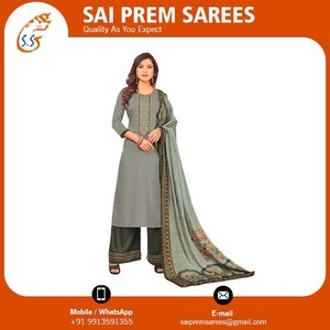 Vestido de fiesta elegante tradicional indio para mujer, manga larga, estampado personalizado, escote en O, diseño informal ecológico hasta la rodilla - Product Image 6