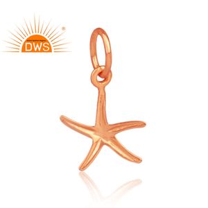 Pendentif en argent Rose doré et argenté, produit de créateur, fait à la main, 925, nouveauté - Product Image 3