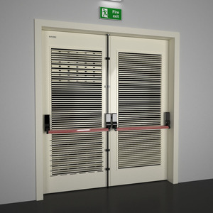 Puertas de Acero con Rejilla de Ventilación - Diseño Moderno para Uso Hospitalario - Product Image 3