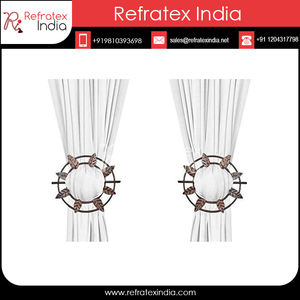 Gorgeous and Custom Packaging Wooden <b>Curtain</b> Tieback By Refratex India Made in India For Wooden <b>Curtain</b> Holder - Product Image 6