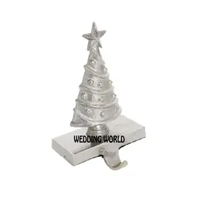 Metal Stoking tutucu Premium kalite el yapımı tasarımcı toptan stoklama tutucu noel dekoratif Metal Stocking tutucu