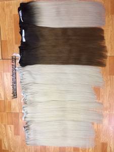 Extensions de cheveux à clipser - Cheveux humains bruts - Cheveux vierges Remy - Très épais - Lisses et soyeux - 110g par clip - Origine Vietnam - Product Image 4