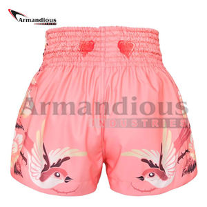 Short Muay Thai à séchage rapide pour hommes, vêtements d'art martiaux, culotte thaïlandaise courte - Product Image 3