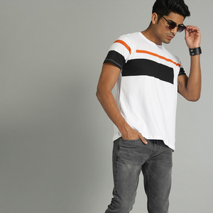 เสื้อยืดคอกลมสำหรับผู้ชายเสื้อยืดพิมพ์ลายแบบกำหนดเอง - Product Image 5