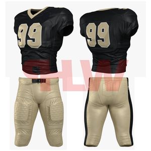 Uniforme de football américain pour hommes, uniforme de football américain pour jeunes, uniforme de football américain bon marché - Product Image 1