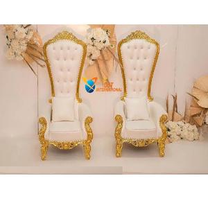 Astonishing Wedding Couple Seating Chairs Prestige Wedding Bride Groom Throne Indian Wedding Jaimala Stage Chairs - Product Image 1