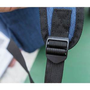 กระเป๋าเป้ใส่แล็ปท็อปนุ่มใช้ได้ทั้งชายและหญิงมีซิปด้านหลังแบบโค้งอเนกประสงค์ทำจากโพลีเอสเตอร์ - Product Image 3