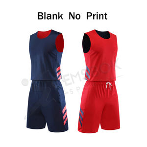 Ensemble d'uniformes de basket-ball réversible personnalisé, rapide et sublimation pour hommes, impression sur mesure - Product Image 2
