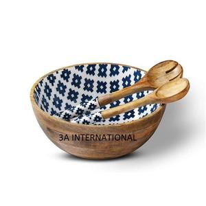 Cuencos de Madera Grandes Personalizados para Servir Frutas y Ensaladas, con Atractivo Diseño Impreso, Multifuncionales y Ecológicos - Product Image 6