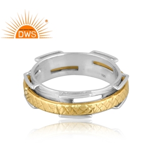 Handmade Design Sterling <b>Silver</b> <b>Spinner</b> Unisex <b>Ring</b> <b>Silver</b> Jewelry For Women Gift For Her Dainty Collection - Product Image 2