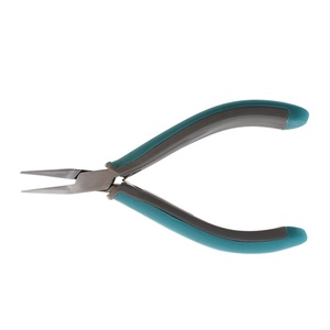 เครื่องมือช่างมืออาชีพคีมสแตนเลสสำหรับทำเครื่องประดับตกปลาแบบ DIY คีมตัดจมูกเข็มบิด - Product Image 3