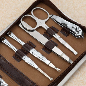 Kit de coupe-ongles pour manucure et pédicure, 7 en 1, accessoires de soin des ongles, en acier inoxydable, toilettage, bon marché, OEM, - Product Image 3