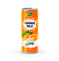 Grossiste Fabricants de boissons de marque privée de haute qualité Boisson au lait de fruits saine Boisson au corsop Boisson au lait en canette d'aluminium de 250ml