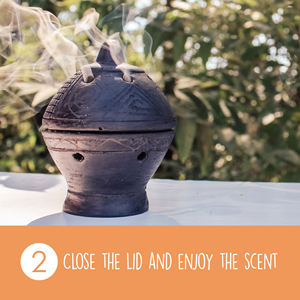 Black Terracotta <b>Incense</b> Holder - Suitable for Cones Chips - Handmade in Ecuador - <b>Palo</b> <b>Santo</b> <b>Incense</b> Burner - Wholesale Price - Product Image 6