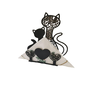 Gold Finish Metal Napkin Holder Luxury Dining Table <b>Tissue</b> Organizer for <b>Wedding</b> and Party Setup - Product Image 4