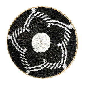 Tapiz Redondo Tejido a Mano, Arte de Pared de Fibra Natural Estilo Costero para Hogar, Habitación, Hotel - Diseño Boho - Product Image 3