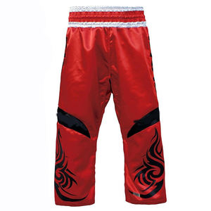 Pantalones de Entrenamiento de Boxeo y Kickboxing, 100% Poliéster Satinado, Personalizables con Impresión por Transferencia de Calor - Product Image 4