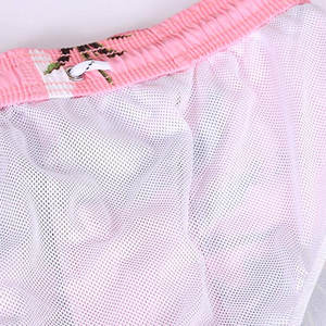 Shorts de Baño para Hombre, Estampado Tropical Rosa, Secado Rápido, para Playa, Surf, Vacaciones, Verano 2026 - Product Image 5