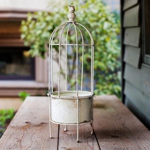 Maceta de Metal hecha a mano moderna, maceta de Metal con marco de hierro más vendida, maceta y maceta decorativa para el hogar con revestimiento en polvo - Product Image 2