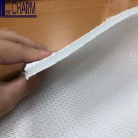 Tissu maille aérée 3D 6 mm LYP013 Taiwan perforé rembourré respirant épais haute densité 100 % polyester tricoté pour l'industrie des sacs