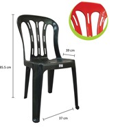 Chaise empilable en plastique robuste avec Base en caoutchouc, offre spéciale, livraison gratuite