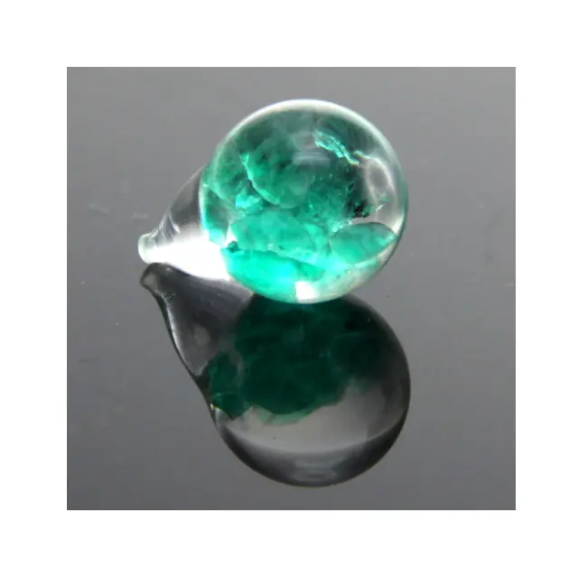 New design Hand made Floating Emerald Birthstone Jewellery Pendant