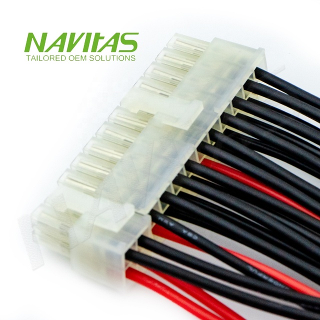 OEM 24 Pin ATX to 20+4 Pin Power Cable Assembly 20AWG Custom Wire Harness for PC Power Supply
