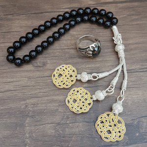 New Hot Sale 925 Silver Daily <b>Ring</b> for Young <b>Men</b> 999 Prayer Bead Set Boho Unique Statement Turkish Man Fine Jewelry Accessory - Product Image 6