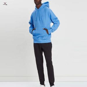 Sweats à capuche personnalisés de grande taille avec motif solide, broderie, tissu en tricot, caractéristique anti-rétrécissement - Product Image 4