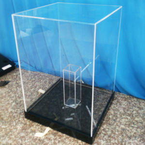 Wholesale Custom Cube <b>Clear</b> Acrylic Compartment <b>Display</b> <b>Box</b> - Product Image 1