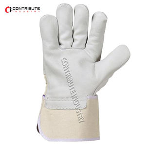 Guantes de trabajo de cuero de fabricación canadiense Guantes de seguridad para uso en trabajo y aparejo - Product Image 4