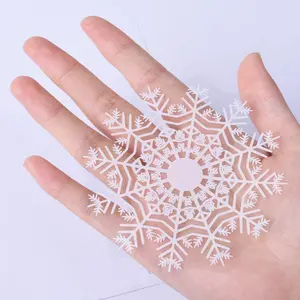 Snowflakes Wall Decals Christmas Stickers Store Display Window Cling