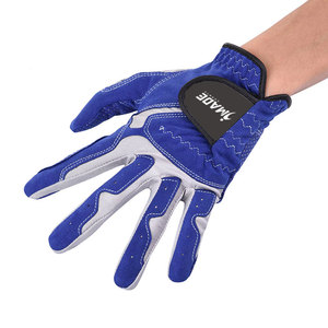 Guantes de Golf de Alta Calidad para Mano Izquierda con Diseño de Dedos Completos que Absorbe la Humedad, Ligeros y Antideslizantes de Cuero PU Unisex - Product Image 4