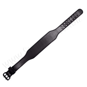 2021ทนทานยกน้ำหนักสีดำเข็มขัดหนังแท้ยกน้ำหนักออกกำลังกายยิมกลับสนับสนุนเข็มขัด - Product Image 5