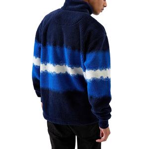 Sudadera con capucha y logotipo personalizado Unisex, ropa de calle de gran tamaño, con media cremallera, de lana, Hip-Hop, para invierno - Product Image 5