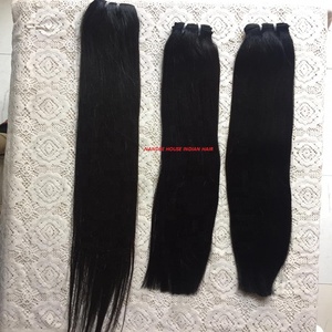 Nandee casa garantía de calidad cabello humano indio proveedor hotselling calidad virgen remy virgen doble dibujado semi natural del pelo - Product Image 3