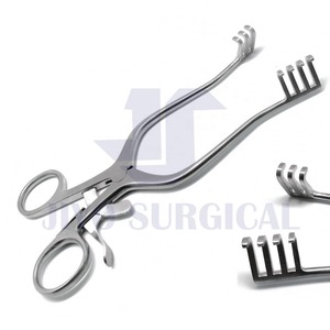 CE de acero inoxidable de 13cm, RETRACTOR de 3x4 puntas con bisagras romas instrumentos de cirugía médica Ce Manual médico - Product Image 3