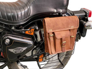 Sac latéral en cuir fait à la main, sacoche à Design Antique pour motocyclette, à utiliser pour presque la moto, - Product Image 2