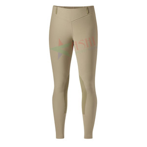 Vente en gros de leggings équestres en silicone pour femmes pantalons d'équitation Offre Spéciale en silicone vêtements équestres essentiels pour femmes - Product Image 4