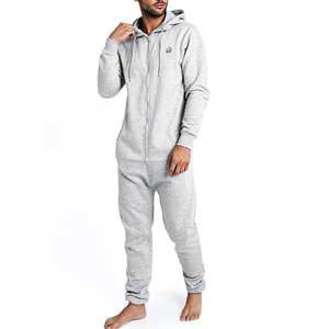 Los hombres azul claro Color Mono/mono de la venta superior los hombres Mono/los hombres adultos Onesie pijama traje de salto - Product Image 5